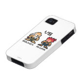 8bit Gouken VS Akuma Case-Mate iPhone Case (Bottom)