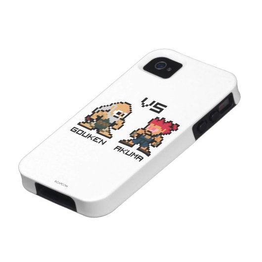 8bit Gouken VS Akuma Case-Mate iPhone Case (Bottom)