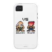 8bit Gouken VS Akuma Case-Mate iPhone Case (Back)