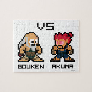 8bit Gouken VS Akuma Jigsaw Puzzle