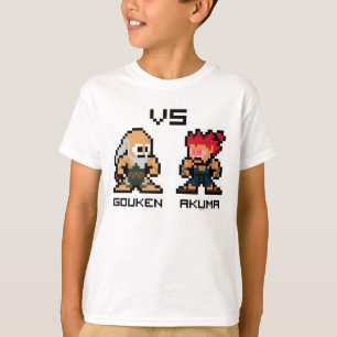 8bit Gouken VS Akuma T-Shirt