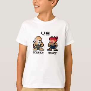 8bit Gouken VS Akuma T-Shirt