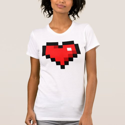 8bit Heart T_Shirt