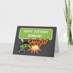 8Bit Hulk Attack - Hulk Smash! Card