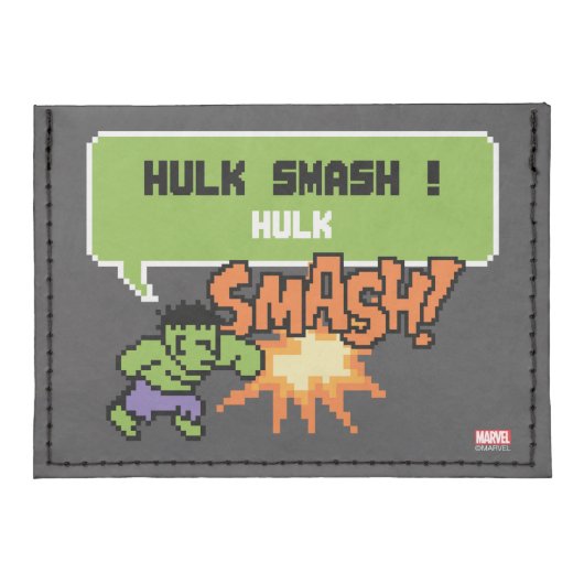 8Bit Hulk Attack - Hulk Smash! Card Wallet (Front)