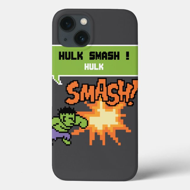 8Bit Hulk Attack - Hulk Smash! Case-Mate iPhone Case (Back)