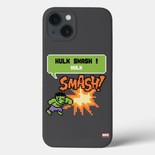 8Bit Hulk Attack _ Hulk Smash iPhone 13 Case