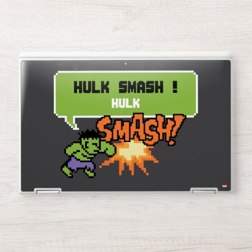 8Bit Hulk Attack _ Hulk Smash HP Laptop Skin