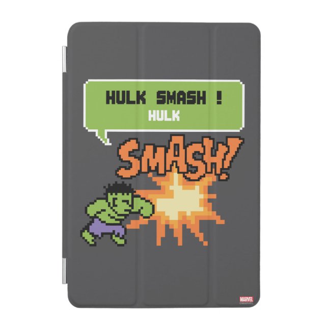 8Bit Hulk Attack - Hulk Smash! iPad Mini Cover (Front)