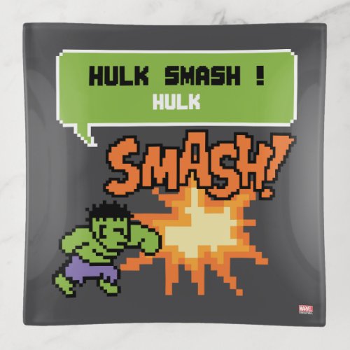 8Bit Hulk Attack _ Hulk Smash Trinket Tray