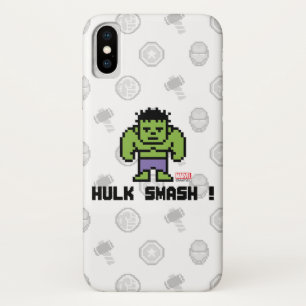 8Bit Hulk - Hulk Smash! iPhone X Case