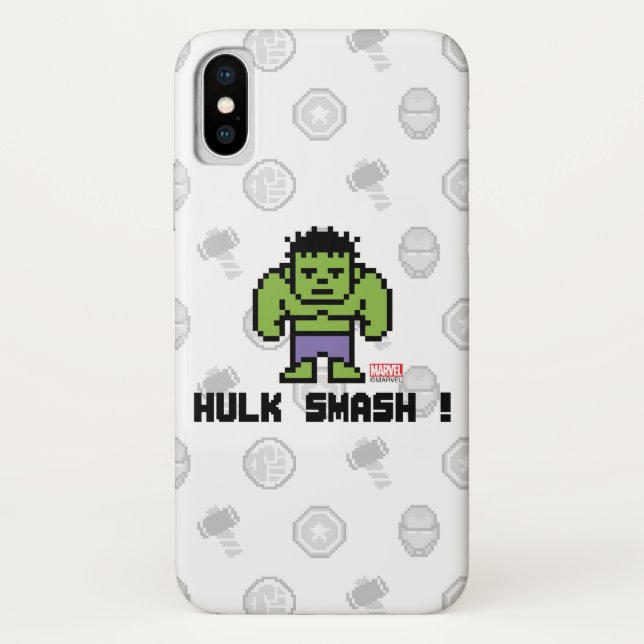 8Bit Hulk - Hulk Smash! Case-Mate iPhone Case (Back)