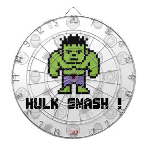 8Bit Hulk _ Hulk Smash Dart Board