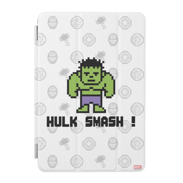 8Bit Hulk - Hulk Smash! iPad Mini Cover (Front)
