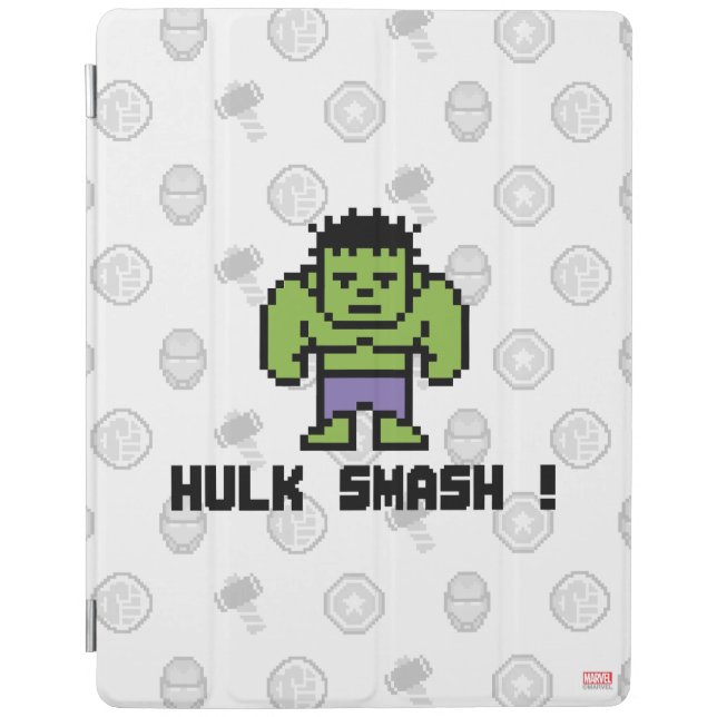 8Bit Hulk - Hulk Smash! iPad Smart Cover (Front)
