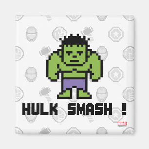 8Bit Hulk - Hulk Smash! Magnet