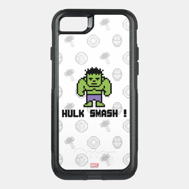 8Bit Hulk - Hulk Smash! Otterbox iPhone Case (Back)