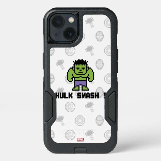 8Bit Hulk - Hulk Smash! Otterbox iPhone Case (Back)