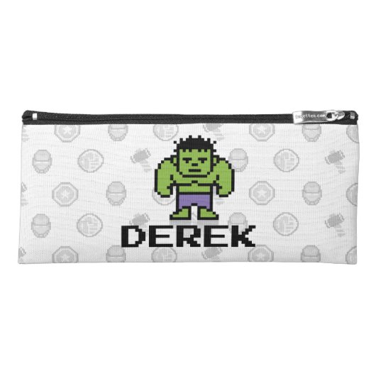 8Bit Hulk - Hulk Smash! Pencil Case (Front)