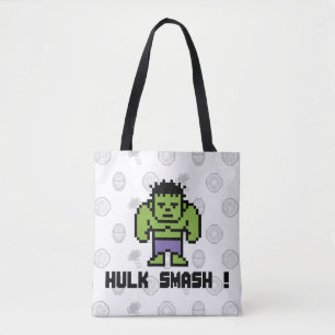 8Bit Hulk - Hulk Smash! Tote Bag