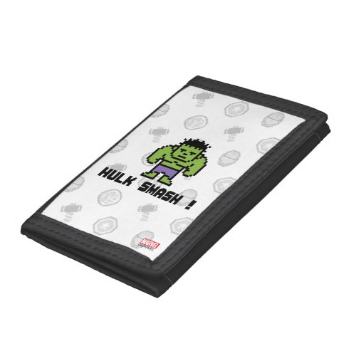 8Bit Hulk _ Hulk Smash Tri_fold Wallet