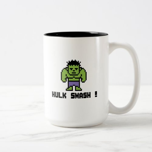 8Bit Hulk _ Hulk Smash Two_Tone Coffee Mug