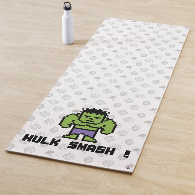 8Bit Hulk - Hulk Smash! Yoga Mat (In Situ)