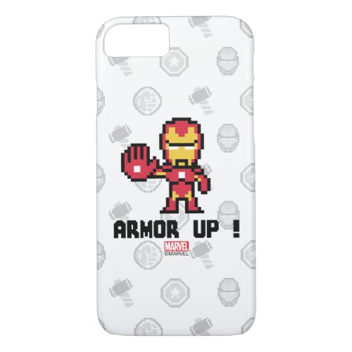 8Bit Iron Man _ Armor Up iPhone 87 Case