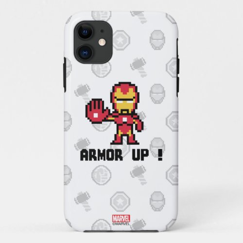 8Bit Iron Man _ Armor Up iPhone 11 Case