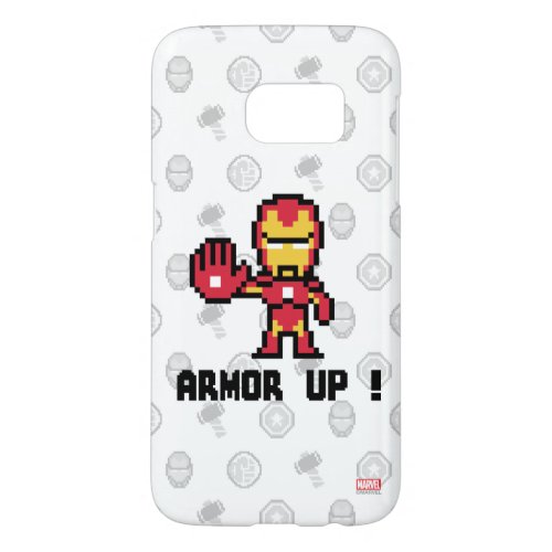 8Bit Iron Man _ Armor Up Samsung Galaxy S7 Case
