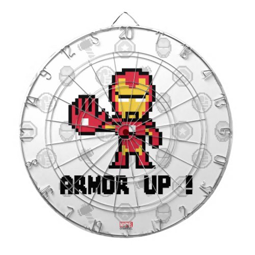 8Bit Iron Man _ Armor Up Dartboard