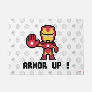 8Bit Iron Man - Armor Up! Doormat