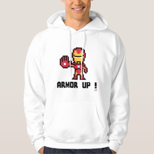 8Bit Iron Man _ Armor Up Hoodie