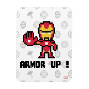 8Bit Iron Man - Armor Up! Magnet