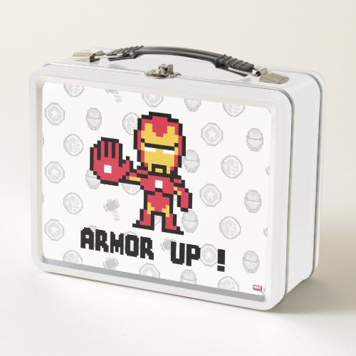 8Bit Iron Man _ Armor Up Metal Lunch Box
