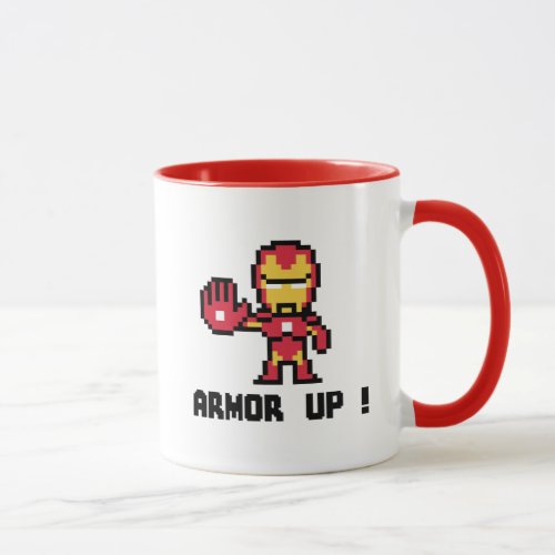 8Bit Iron Man _ Armor Up Mug