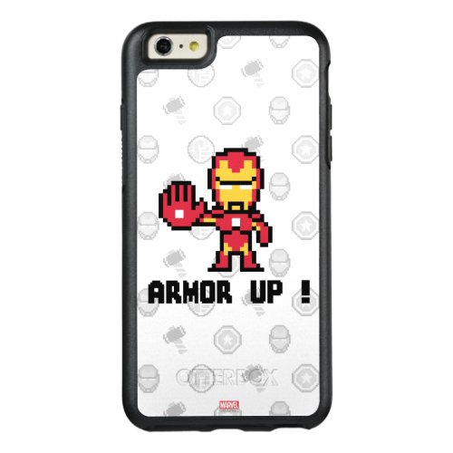 8Bit Iron Man _ Armor Up OtterBox iPhone 66s Plus Case