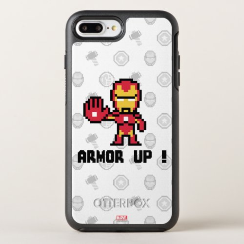 8Bit Iron Man _ Armor Up OtterBox Symmetry iPhone 8 Plus7 Plus Case