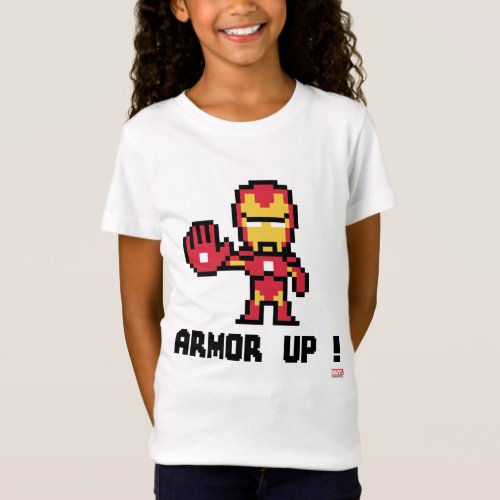 8Bit Iron Man _ Armor Up T_Shirt