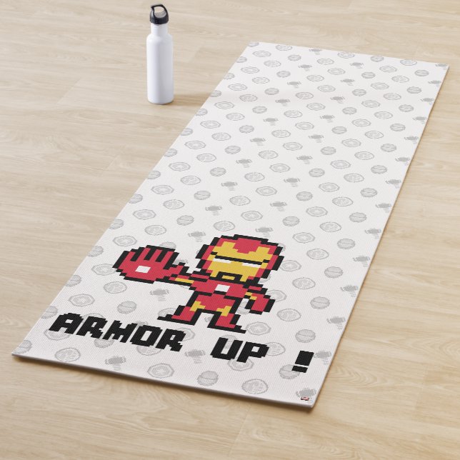 8Bit Iron Man - Armor Up! Yoga Mat (In Situ)