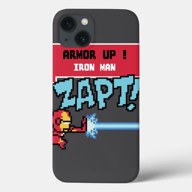 8Bit Iron Man Attack - Armor Up! Case-Mate iPhone Case (Back)