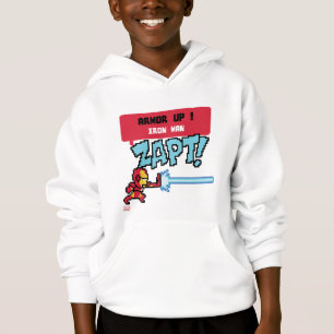 8Bit Iron Man Attack - Armor Up! Hoodie