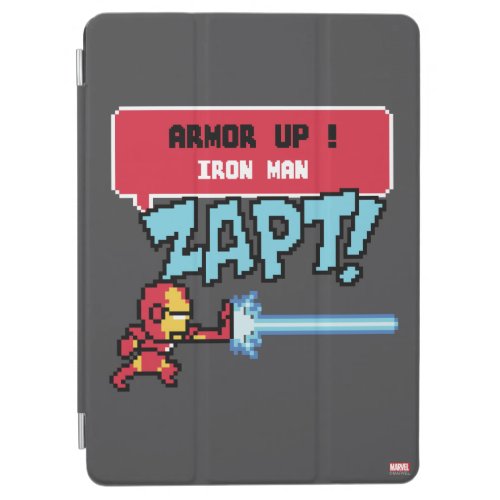 8Bit Iron Man Attack _ Armor Up iPad Air Cover