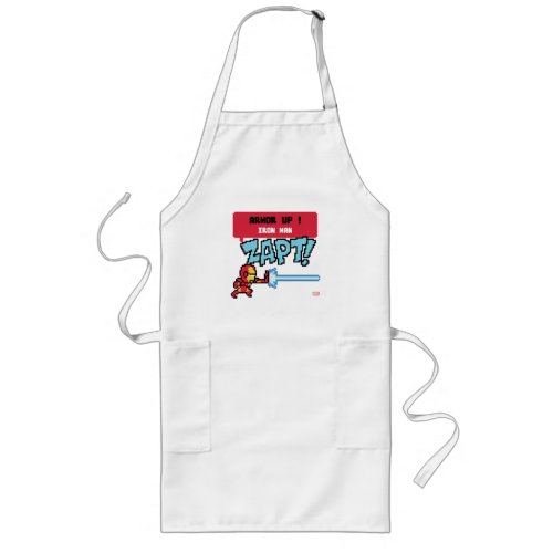 8Bit Iron Man Attack _ Armor Up Long Apron