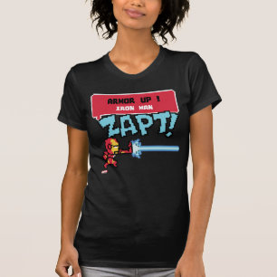 8Bit Iron Man Attack - Armor Up! T-Shirt