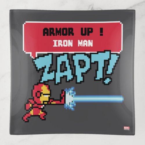 8Bit Iron Man Attack _ Armor Up Trinket Tray