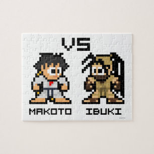 8bit Makoto VS Ibuki Jigsaw Puzzle