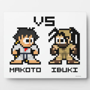 8bit Makoto VS Ibuki Plaque