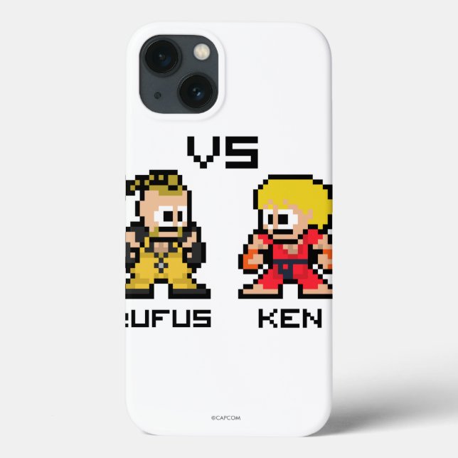 8bit Rufus VS Ken Case-Mate iPhone Case (Back)