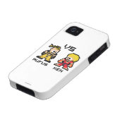 8bit Rufus VS Ken Case-Mate iPhone Case (Bottom)